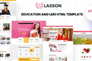 Lasson-教育和LMS HTML模板