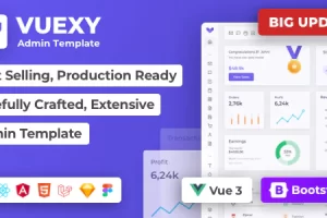 Vuexy v9.0.0-Vuejs、React、HTML和Laravel管理仪表板模板