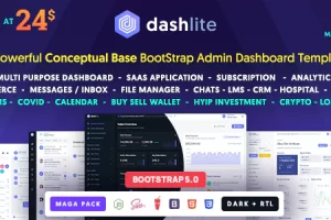 DashLite v3.1.0-引导响应式管理仪表板模板