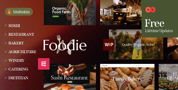Foodie v1.0-食品和葡萄酒元素Multiskin WordPress主题-主题站 – WordPress主题、HTML模板、CMS ...