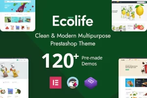 Ecolife Elementor v2.0.4-多用途Prestashop 1.7主题