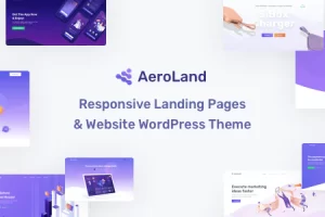 AeroLand v1.6.6-应用程序登陆软件网站WordPress主题