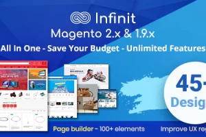 Infinit v1.5.4-多用途响应Magento 2和1主题