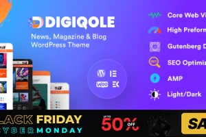 Digiqole v2.1.4-新闻杂志WordPress主题