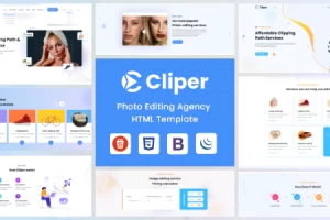 Cliper – 图像编辑机构 HTML 模板