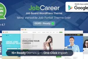 JobCareer v4.7 – 求职板响应式 WordPress 主题