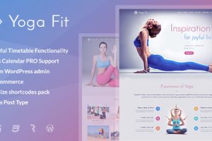 Yoga Fit v1.3.6-运动、健身和健身房WordPress主题