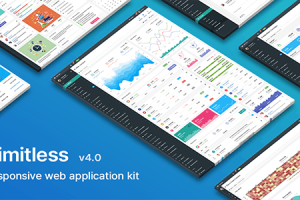 Limitless v4.0 – 响应式 Web 应用程序工具包后台模板