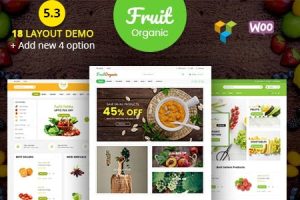 Food Fruit v6.4 – 有机农场，自然RTL响应WooCommerce WordPress主题