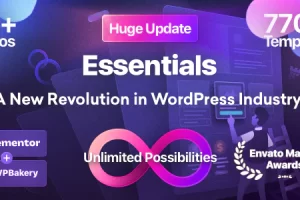 Essentials v3.0.6 – 多用途 WordPress 主题