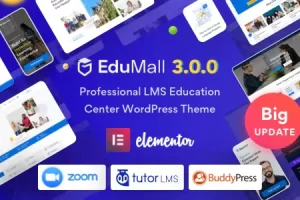 EduMall v3.4.2 – 专业LMS教育中心WordPress主题