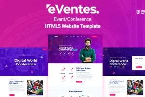 Eventes – 会议和活动 HTML 模板