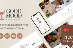 Good Mood v1.0 – Wine Shop WordPress 主题