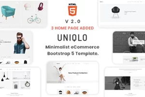 Uniqlo v2.0.1 – 最小的 HTML 模板