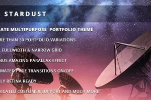 Stardust v3.1 – 多用途组合 WordPress 主题