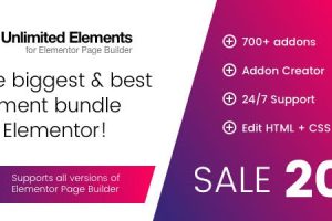 Unlimited Elements for Elementor Page Builder v1.5.42