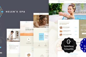 Helen’s Spa v2.8 – Beauty Spa, Health Spa & Wellness 主题