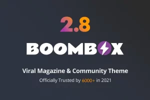 BoomBox v2.8.5 – 病毒杂志 WordPress 主题