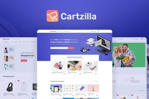 Cartzilla v1.0.21 – 数字市场和杂货店 WordPress 主题