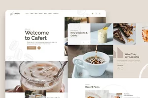 Cafert v1.0 – 咖啡厅和餐厅 WordPress 主题