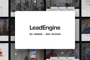 LeadEngine v4.0 – 带有页面生成器的多用途主题