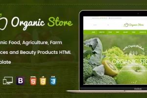Organic Store – 农产品和美容产品 HTML 模板