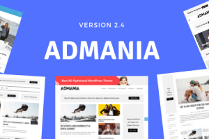Admania v2.5.2 – 广告优化 WordPress 主题