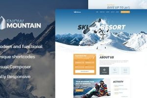 Snow Mountain v1.2.7 – 滑雪胜地和滑雪学校 WordPress 主题