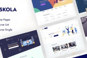 Skola v1.0.13 – LMS 在线课程 WordPress 主题