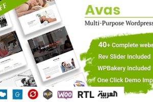 Avas v6.3.9 – 多用途 WordPress 主题