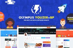 Olympus v4.0.5 – 强大的 BuddyPress 社交网络主题