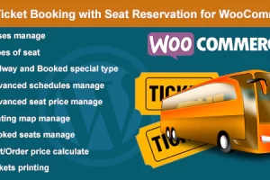 WooCommerce v1.6 的巴士票预订和座位预订