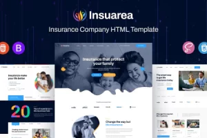 Insuarea v1.0 – 保险公司HTML5模板
