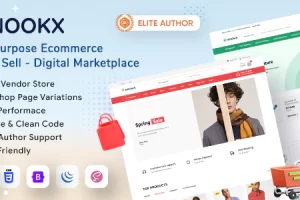Nookx v1.4.3 – 多用途电子商务和买卖 – 带有管理面板的数字市场 HTML 模板