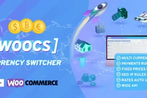WOOCS v2.3.9.3 – WooCommerce 货币切换器。 专业多币种插件
