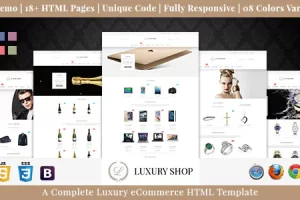 Luxury Shop eCommerce HTML Template v1.2