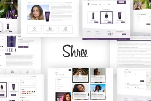 Shree v1.0 – 化妆品和美容店 psd 模板