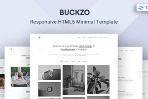 Buckzo v2.0 – Minimal Tailwind CSS 3 模板