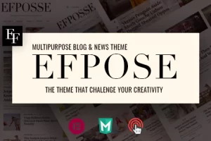 Efpose v1.5 – 多用途博客和报纸主题