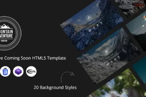 Mountain – Creative Coming Soon HTML5 模板