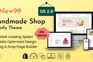 New99 v1.0.2 – Handmade Shop Shopify 主题