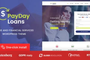 Payday Loans v1.1.5 – 银行、贷款业务和金融 WordPress 主题