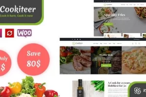 Cookiteer v1.4.8 – 食物和食谱 WordPress 主题