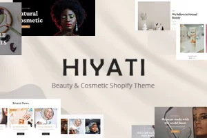 Hiyati – 美容和化妆品 Shopify 主题