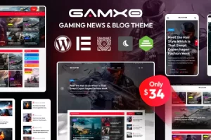 Gamxo v1.6 – WordPress 游戏新闻和博客主题