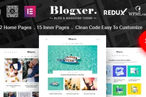 Blogxer v1.1.9 – 博客和杂志 WordPress 主题