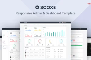 Scoxe – 管理和仪表板模板