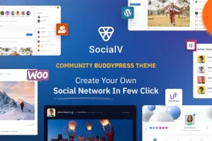 SocialV v1.7.0 – 社交网络和社区 BuddyPress 主题