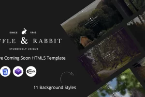 Rabbit – Creative Coming Soon HTML5 模板