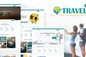 Travelin – 旅游预订 HTML 模板